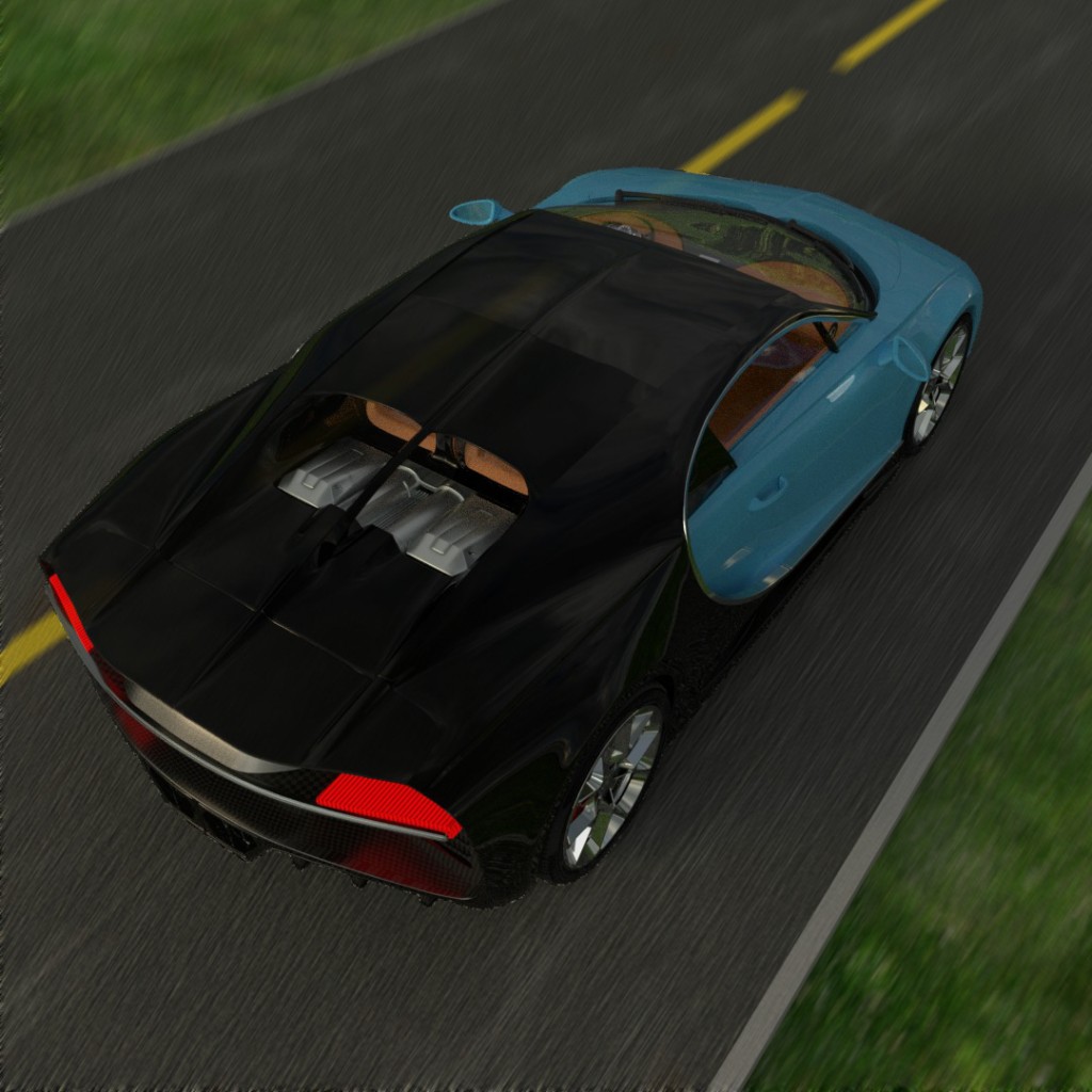 Bugatti Chiron with Interior preview image 3